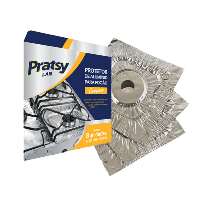 PROTETOR PARA FOGAO PRATSY COMPACTO COM 8 UNIDADES