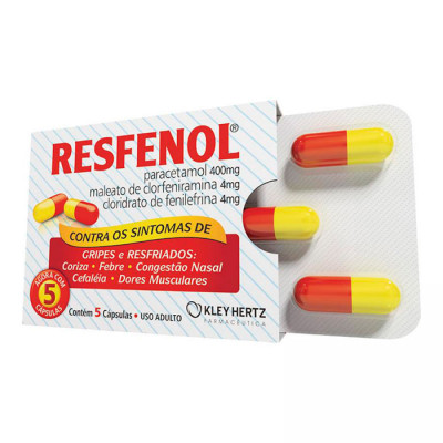 RESFENOL  HERTZ 5 CÁPSULAS