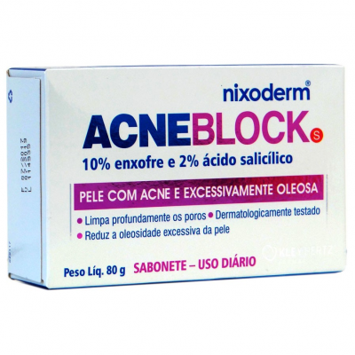 ACNEBLOCK SABONETE 80G