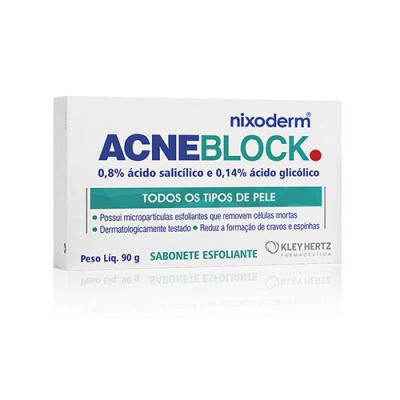 SABONETE ACNEBLOCK ESFOLIANTE 90 GRAMAS