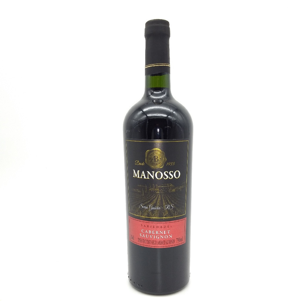 VINHO MANOSSO CABERNET SAUVIGNON TINTO SECO 750 ML