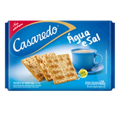 BISCOITO ÁGUA E SAL CASAREDO 400G