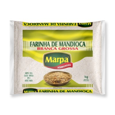 FARINHA DE MANDIOCA MARPA GROSSA 1 KG