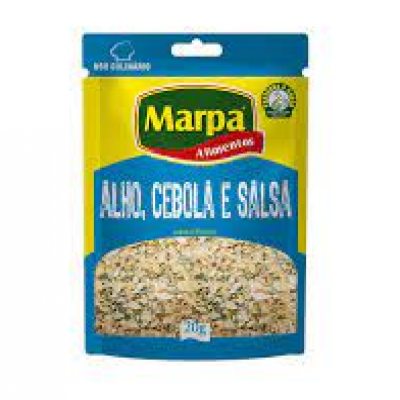 TEMPERO ALHO CEBOLA E SALSA MARPA 20 GRAMAS