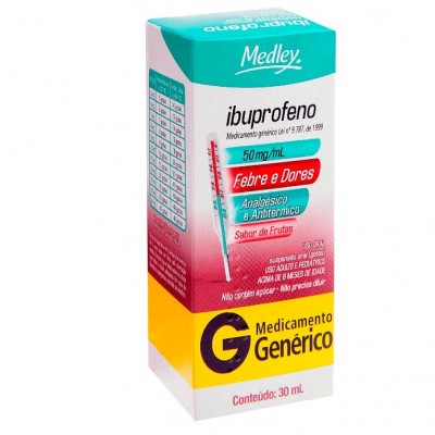 IBUPROFENO GENÉRICO 50MG GOTAS 30ML MEDLEY