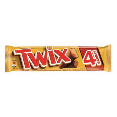 CHOCOLATE TWIX 4 BARRAS 80 G