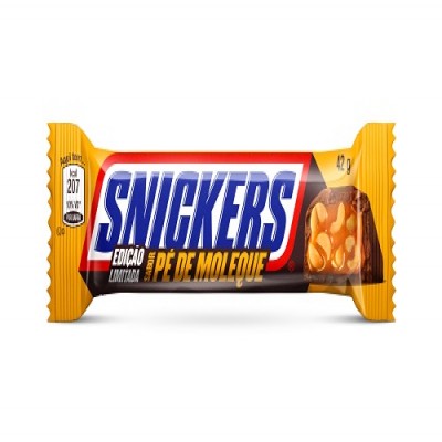 CHO SNICKERS PÉ DE MOLEQUE 42 GRAMAS