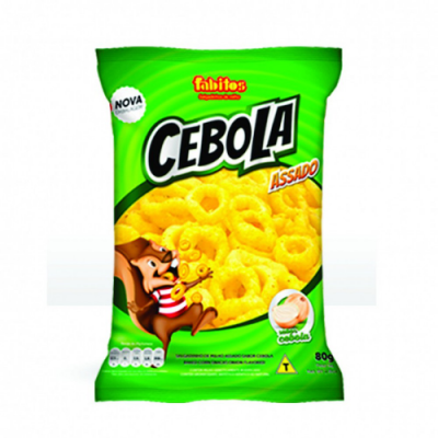 SALGADINHO FABITOS CEBOLA 80G