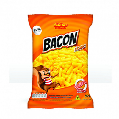 SALGADINHO FABITOS BACON 80G