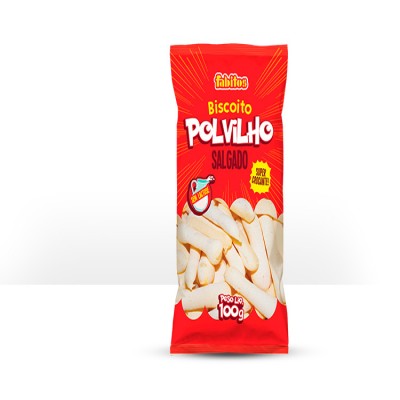 BISCOITO POLVILHO FABITOS PALITO 100G