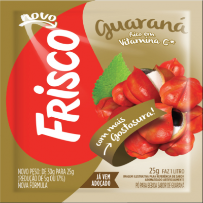 SUCO FRISCO GUARANÁ 25G