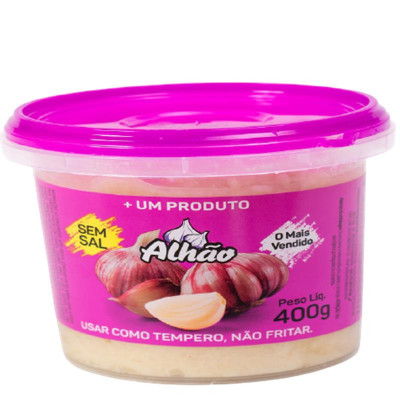 ALHO ALHÃO SEM SAL 400 G