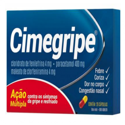 CIMEGRIPE 20 CÁPSULAS