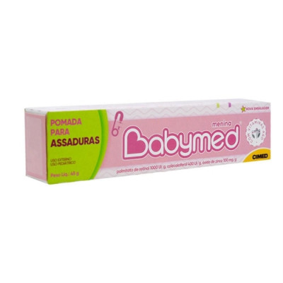 POMADA DE ASSADURAS BABYMED MENINA 45 GRAMAS