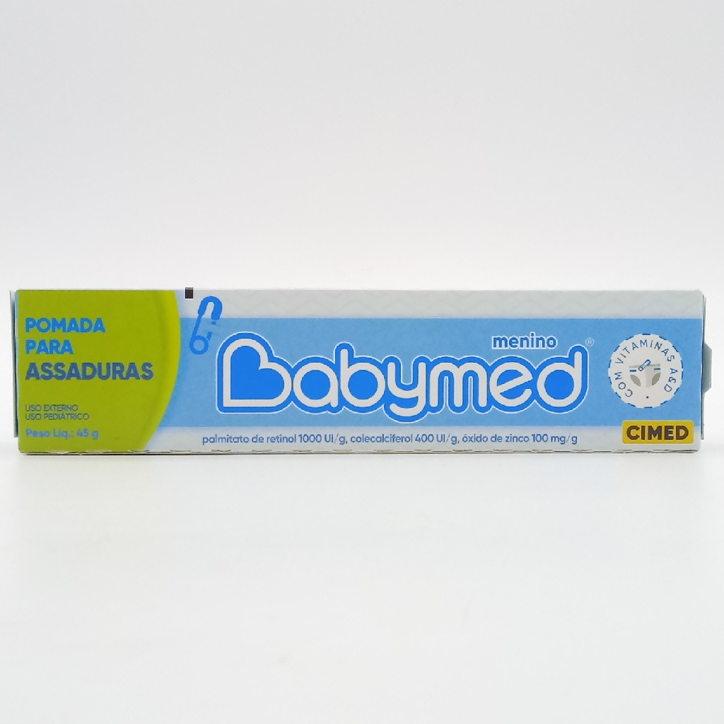 BABYMED POMADA PARA ASSADURA AZUL 45 GRAMAS CIMED