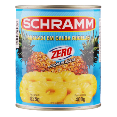 ABACAXI EM CALDA SCHRAMM ZERO 400G