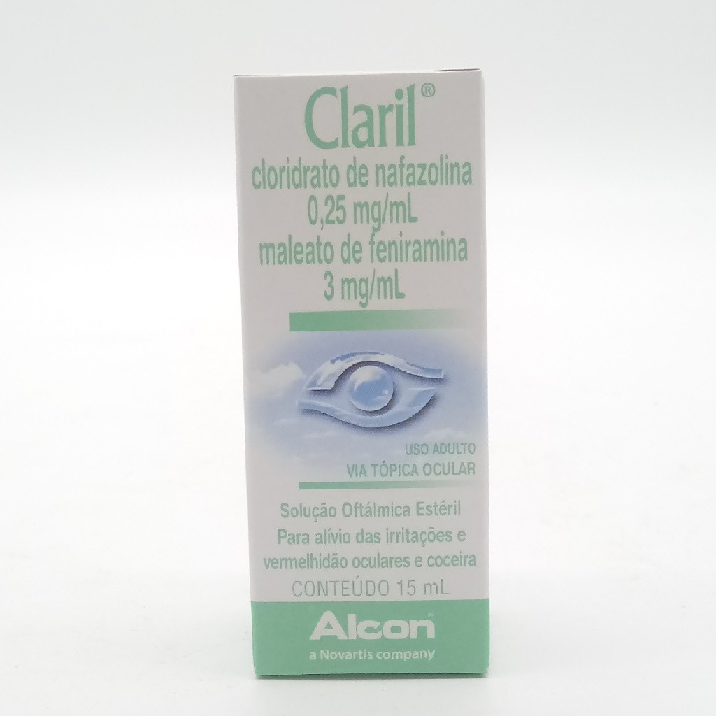 CLARIL 0,25+3MG SOLUÇÃO OFTÁLMICA ESTÉRIL 15ML ALCON