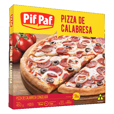 PIZZA PIF PAF CALABRESA 460 GRAMAS