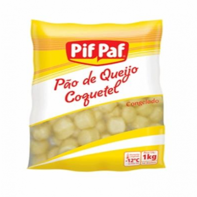 PÃO DE QUEIJO PIF PAF COQUETEL 1KG