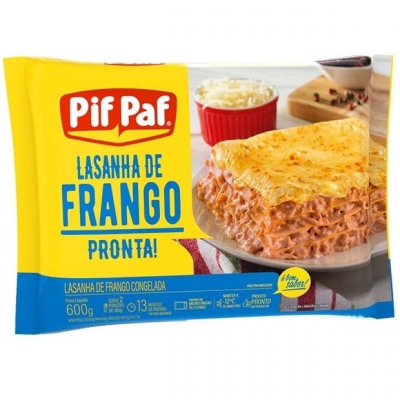 LASANHA PIF PAF FRANGO 600G