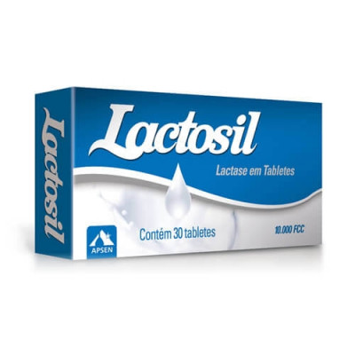 LACTOSIL LACTASE EM TABLETES CONTÉM 30