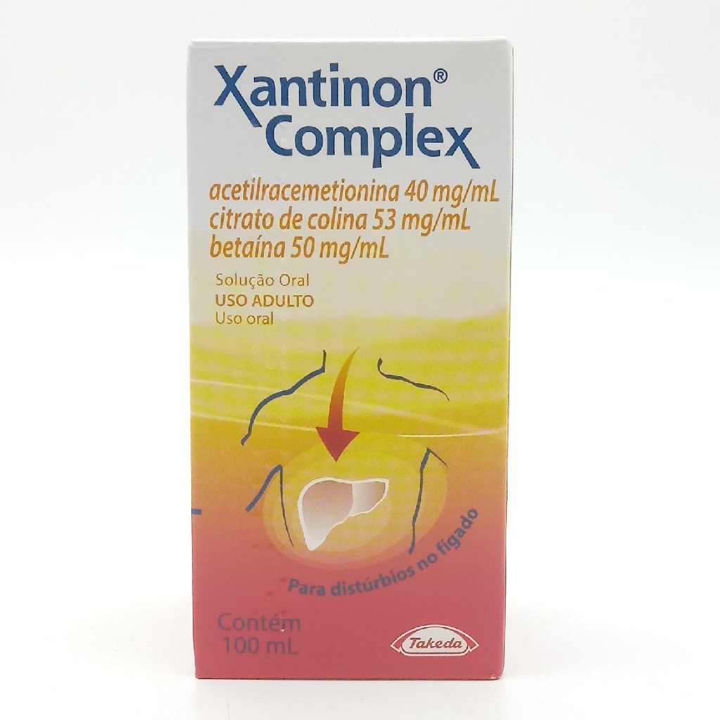 XANTINON COMPLEX SOLUÇÃO 100ML TAKEDA