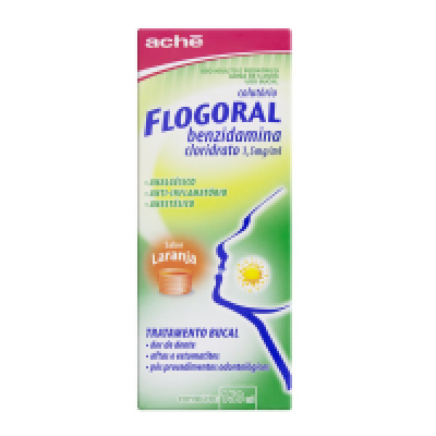 FLOGORAL COLUTÓRIO SABOR LARANJA COM 150ML ACHÉ