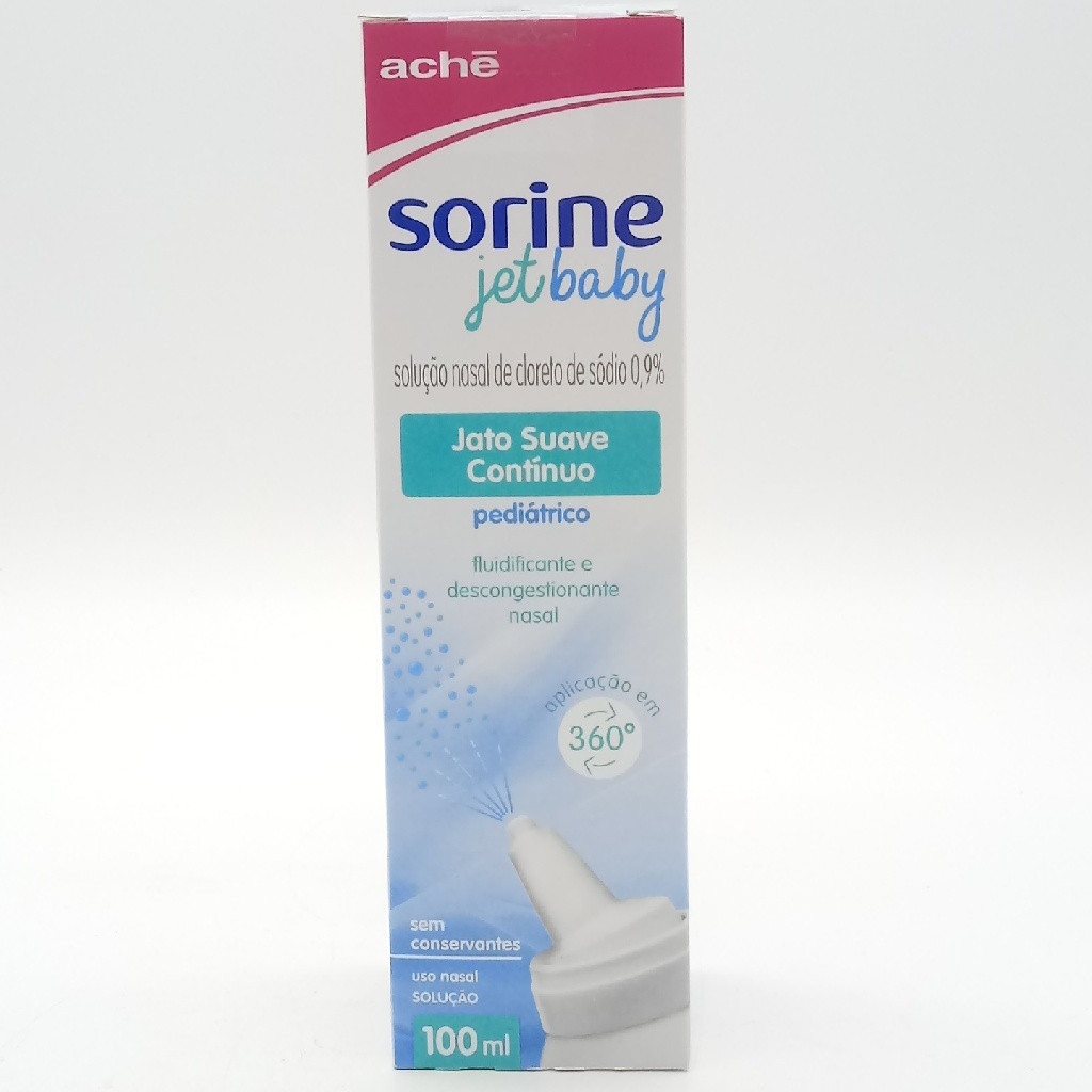 SORINE JET BABY SOLUÇÃO NASAL 9% 100ML ACHÉ