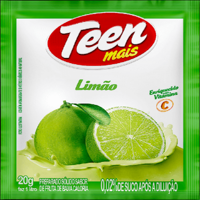 REFRESCO TEEN MAIS LIMÃO 20G