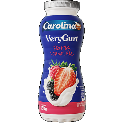 BEBIDA LÁCTEA VERY GURT FRUTAS VERMELHAS 150G