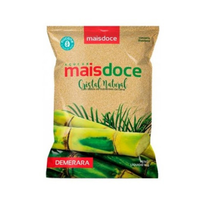 AÇÚCAR DEMERARA MAIS DOCE 1KG