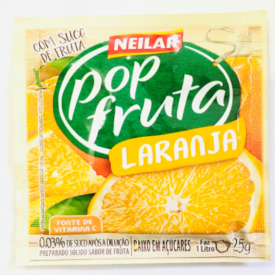 REFRESCO POP FRUTA LARANJA 25G