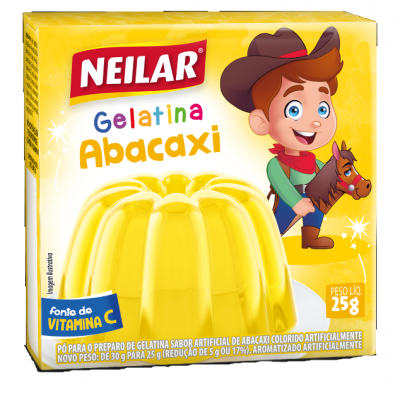 GELATINA NEILAR ABACAXI 35G