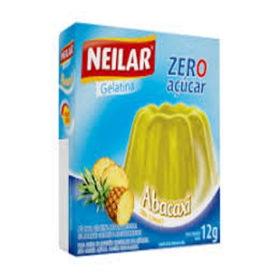 GELATINA NEILAR ZERO ABACAXI 12G