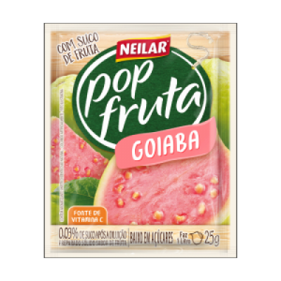 REFRESCO POP FRUTA GOIABA 25G