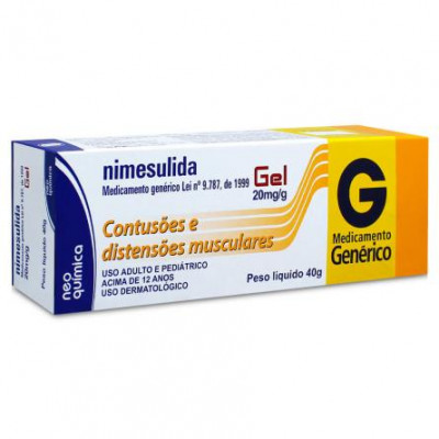 NIMESULIDA GENÉRICO 20MG GEL 40G