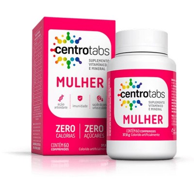 SUPLEMENTO VITAMÍNICO E MINERAL CENTROLABS MULHER 60 COMPRIMIDOS