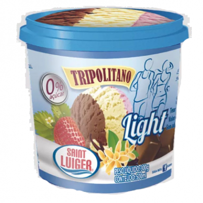 SORVETE SAINT LUIGER TRIPO LIGHT 500ML