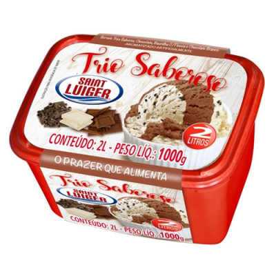 SORVETE SAINT LUIGER TRIO SABOROSO 2L