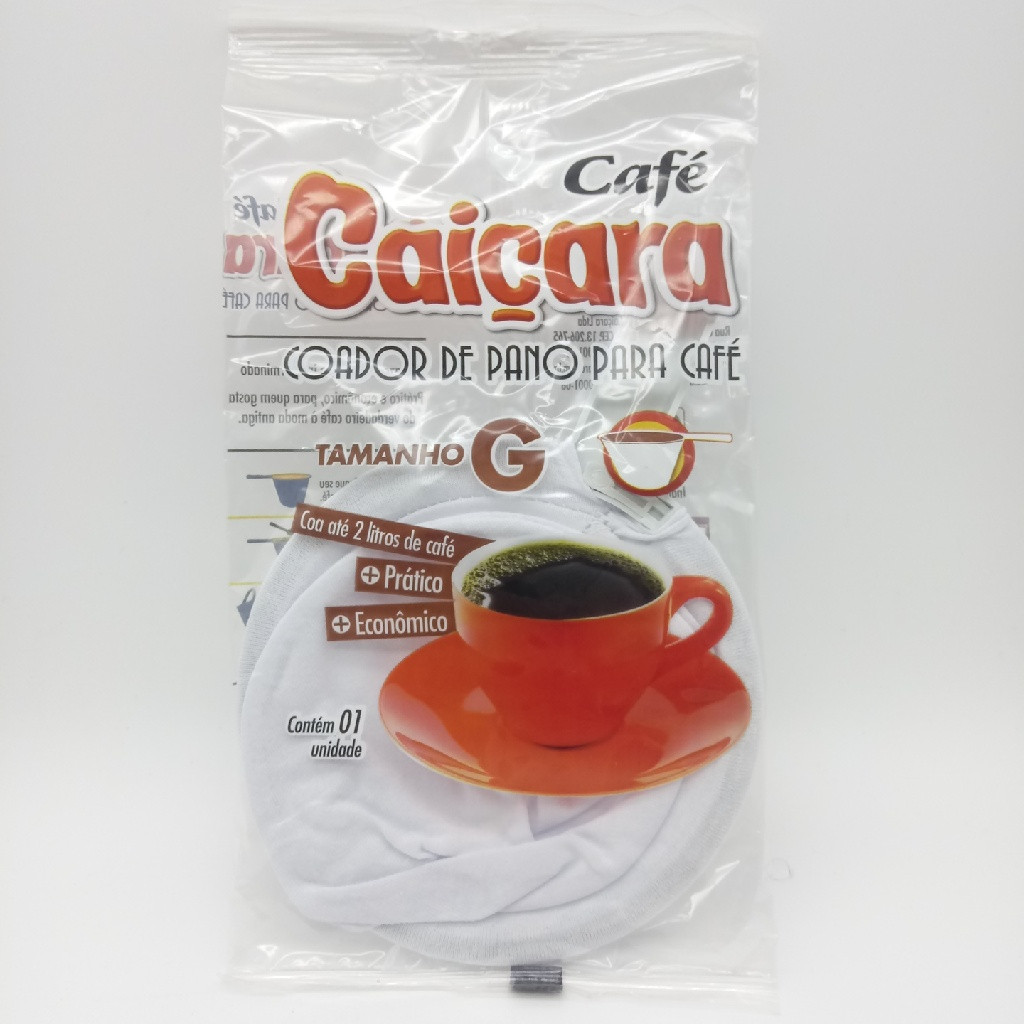 COADOR DE PANO PARA CAFÉ CAIÇARA TAMANHO G