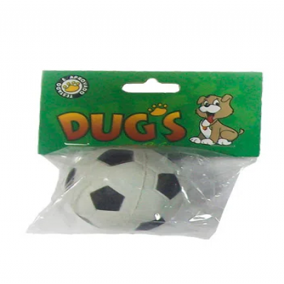 BOLA FUTEBOL DUGS PARA CÃES E GATOS VINIL