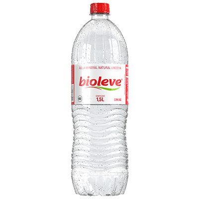 ÁGUA MINERAL BIOLEVE COM GÁS 1,5L