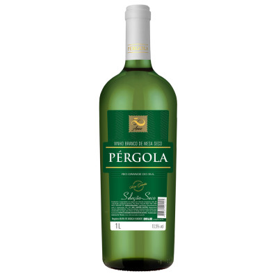 VINHO DE MESA BRANCO SECO PÉRGOLA 1 LITRO