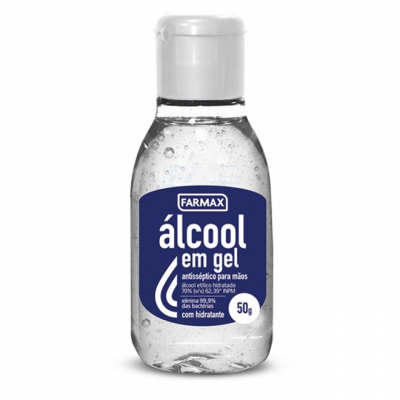 ÁLCOOL EM GEL FARMAX 70° 50G
