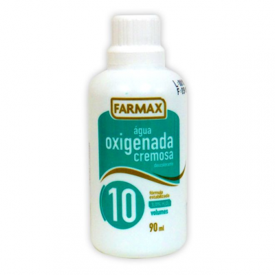 ÁGUA OXIGENADA FARMAX CREMOSA 10 VOLUMES 90ML