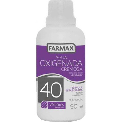 ÁGUA OXIGENADA FARMAX 40 VOLUMES 90ML