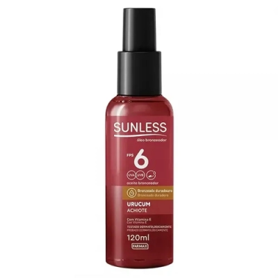 ÓLEO BRONZEADOR SUNLESS FPS6 120ML
