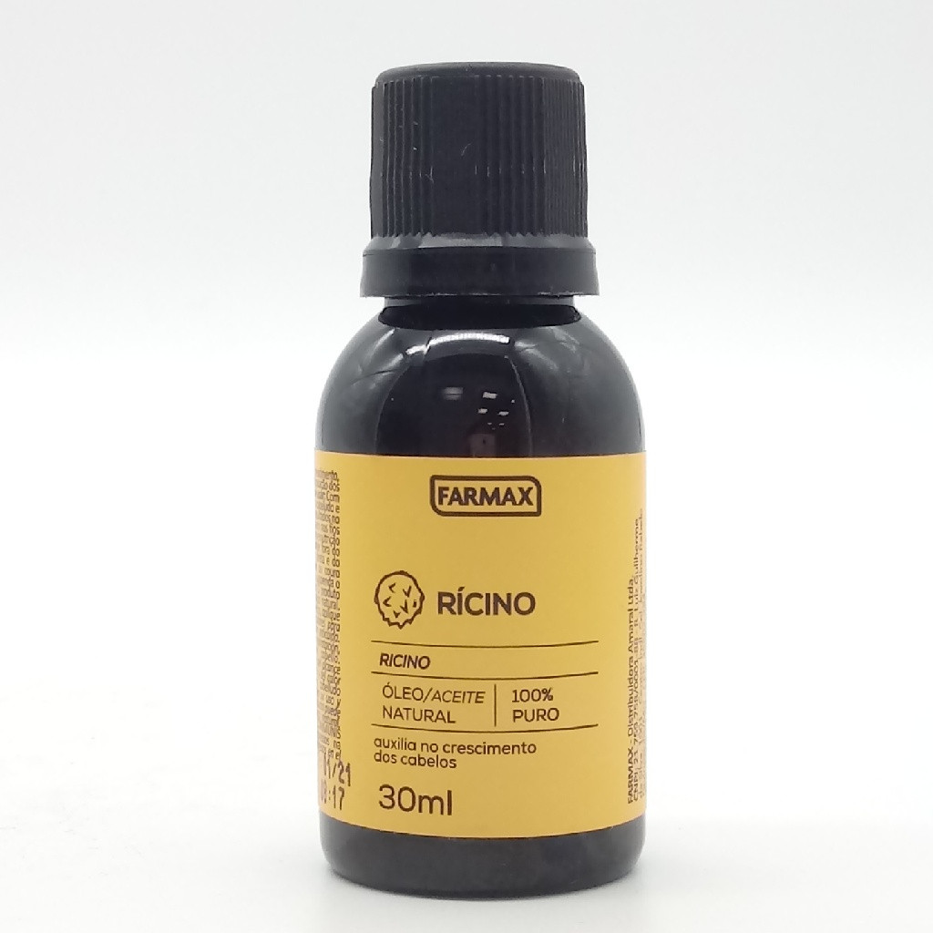 ÓLEO DE RÍCINO PURO 30ML FARMAX