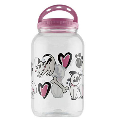POTE PET TRASPARENTE DOG ROSA 3,6 L