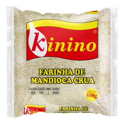 FARINHA DE MANDIOCA KININO CRUA 500G